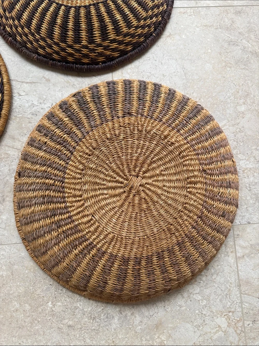 Vintage Woven Baskets Set of 3